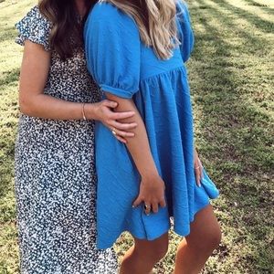 free people “violet mini dress” in dec sky